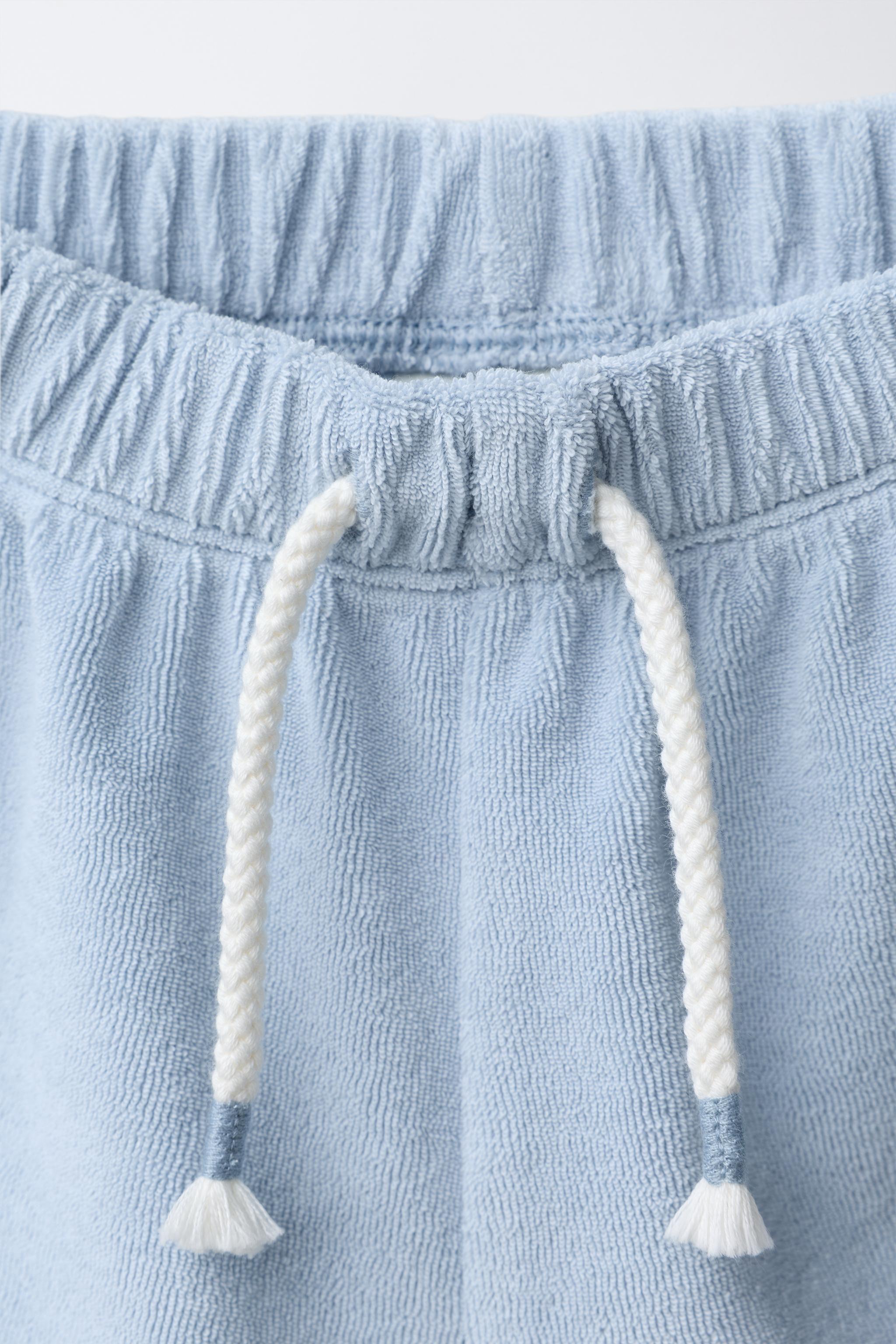 ENSEMBLE T-SHIRT ET BERMUDA EFFET ÉPONGE